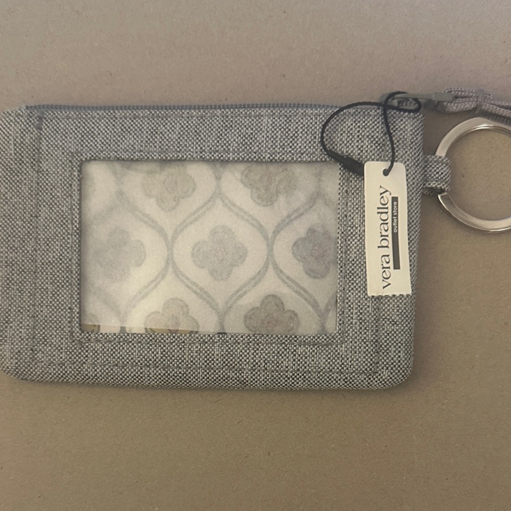 Vera Bradley Textured Gray Coin Purse - Picture 2 of 2